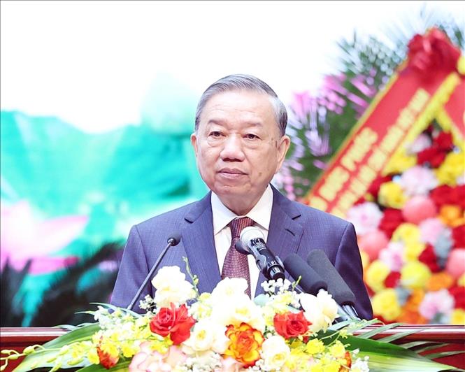 Pg88vn.top Casino online, Thể thao, Xổ số, Bắn cá, Đá gà, Nổ hũ Tô Lâm phát biểu. Ảnh: TTXVN.
