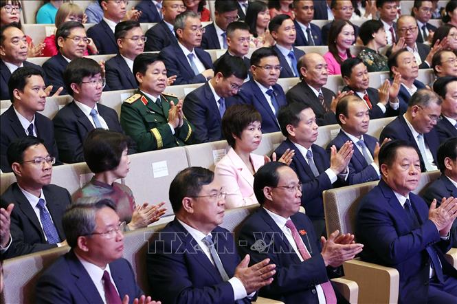Các đại biểu tham dự buổi lễ. Ảnh: TTXVN.