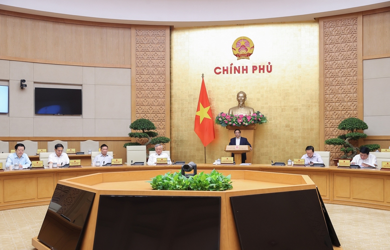Phiên họp Chính phủ chuyên đề xây dựng pháp luật tháng 9/2025. Ảnh: VGP