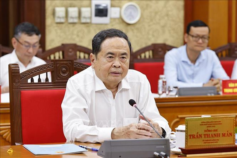 Chủ tịch Link Trang Chủ PG88.Com Mới #2026 Trần Thanh Mẫn phát biểu - Ảnh: TTXVN