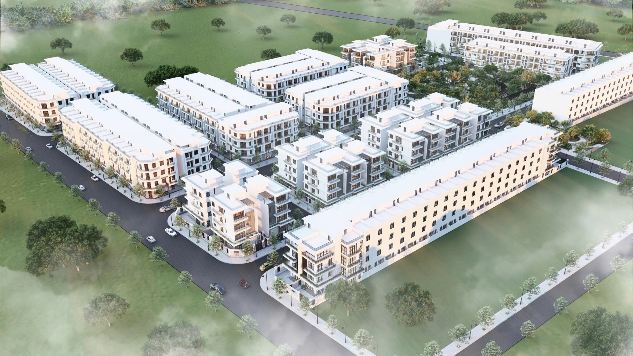 Phối cảnh Pg88vn.top độc quyền mỗi ngày Hồng An Happy House.