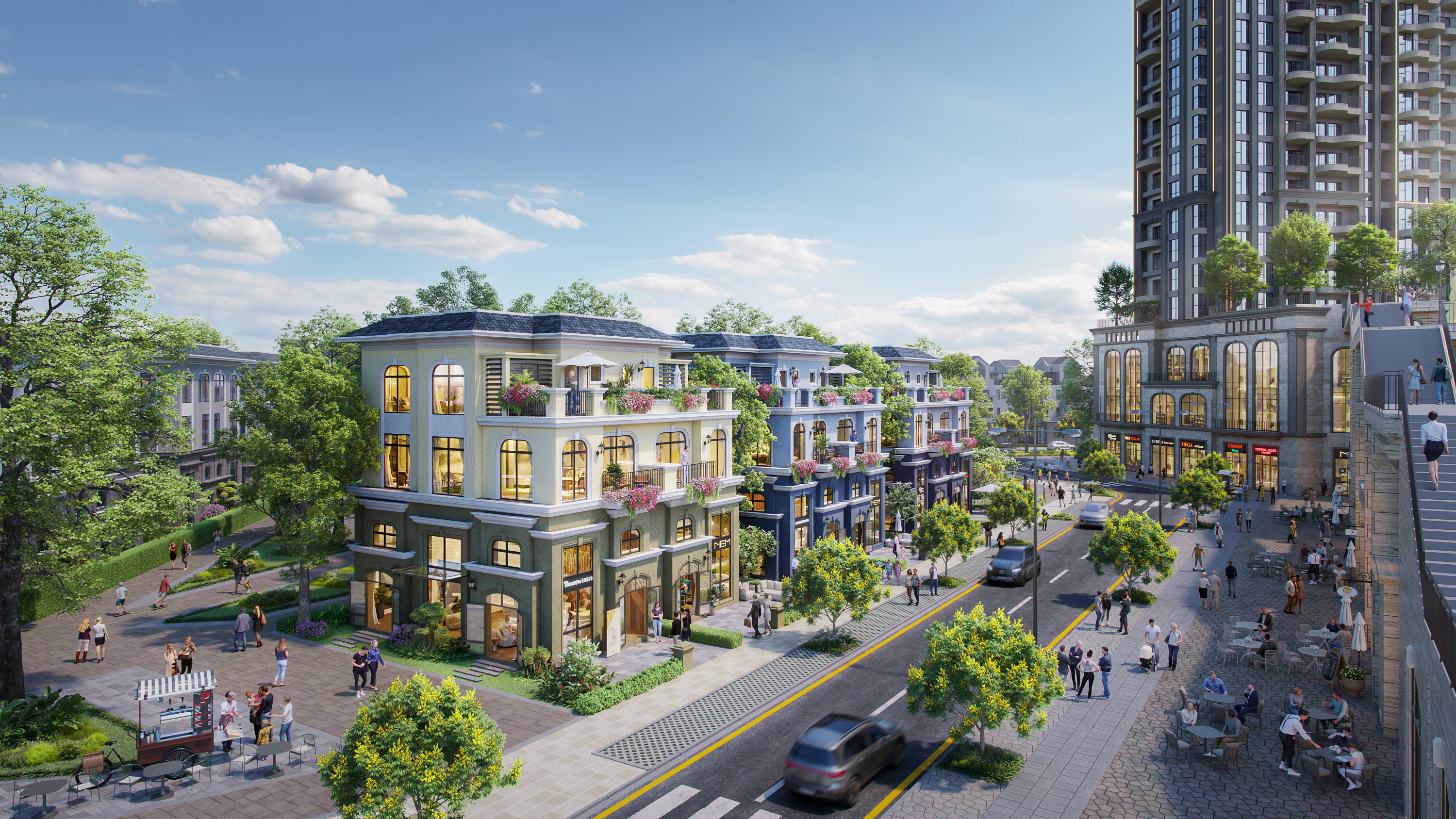 The Campus 2 hấp dẫn nhờ đối diện 3 tầng khối đế Pg88ok ưu đãi hấp dẫn Central Park Residences.