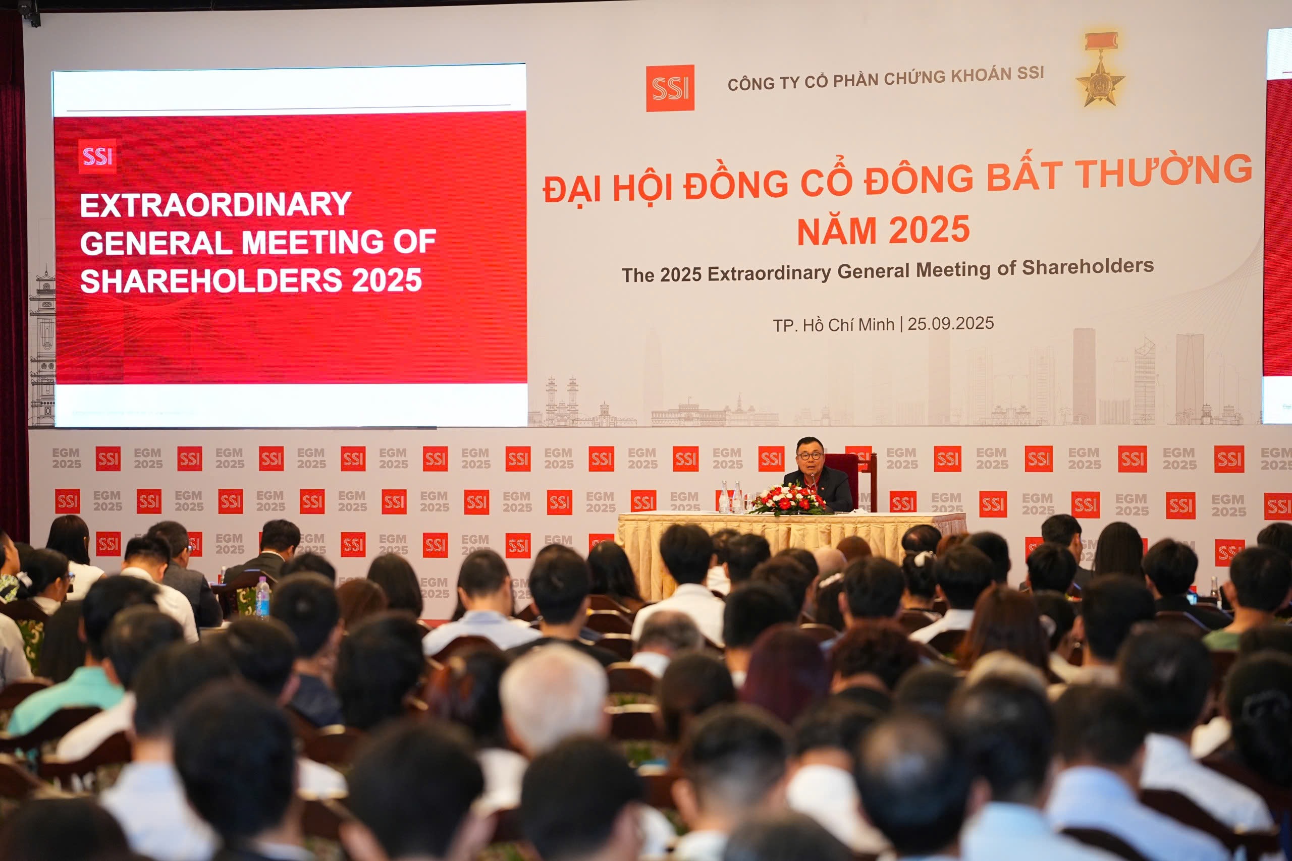 Ngày 25/9, Công ty cổ phần 6Pg88.com nhà cái SSI (SSI) đã tổ chức ĐHĐCĐ bất thường năm 2025.