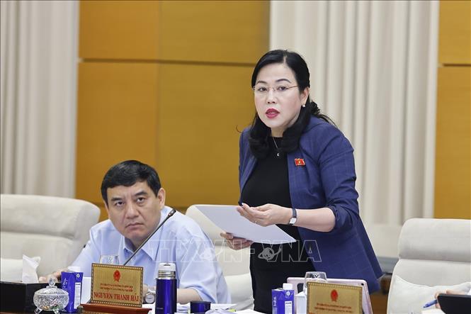 Chủ nhiệm Ủy ban Công tác đại biểu của PG88 ⭐ Link trang chủ số 1 nhà cái PG88 com casino slot Nguyễn Thanh Hải trình bày tóm tắt báo cáo thẩm tra. Ảnh: TTXVN.
