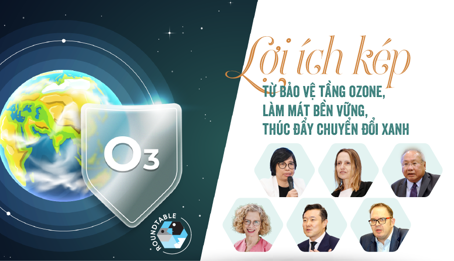 Lợi ích kép từ bảo vệ tầng ozone, làm mát bền vững, thúc đẩy chuyển đổi xanh