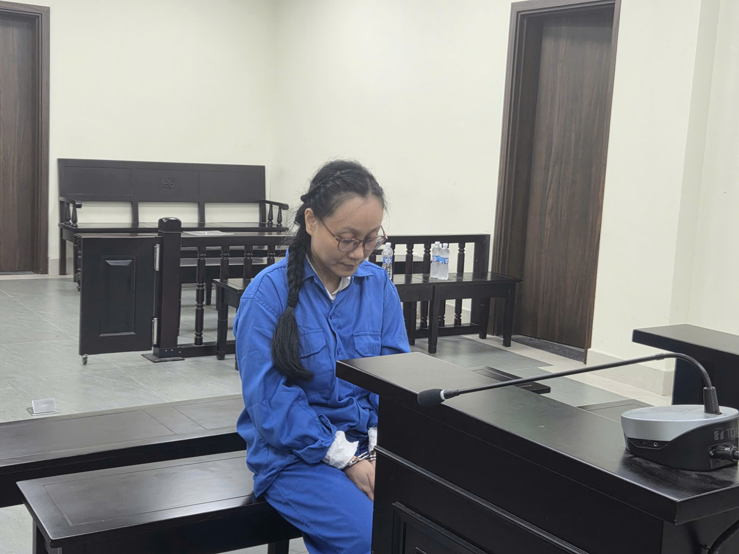 Bị cáo Hồng tại tòa.