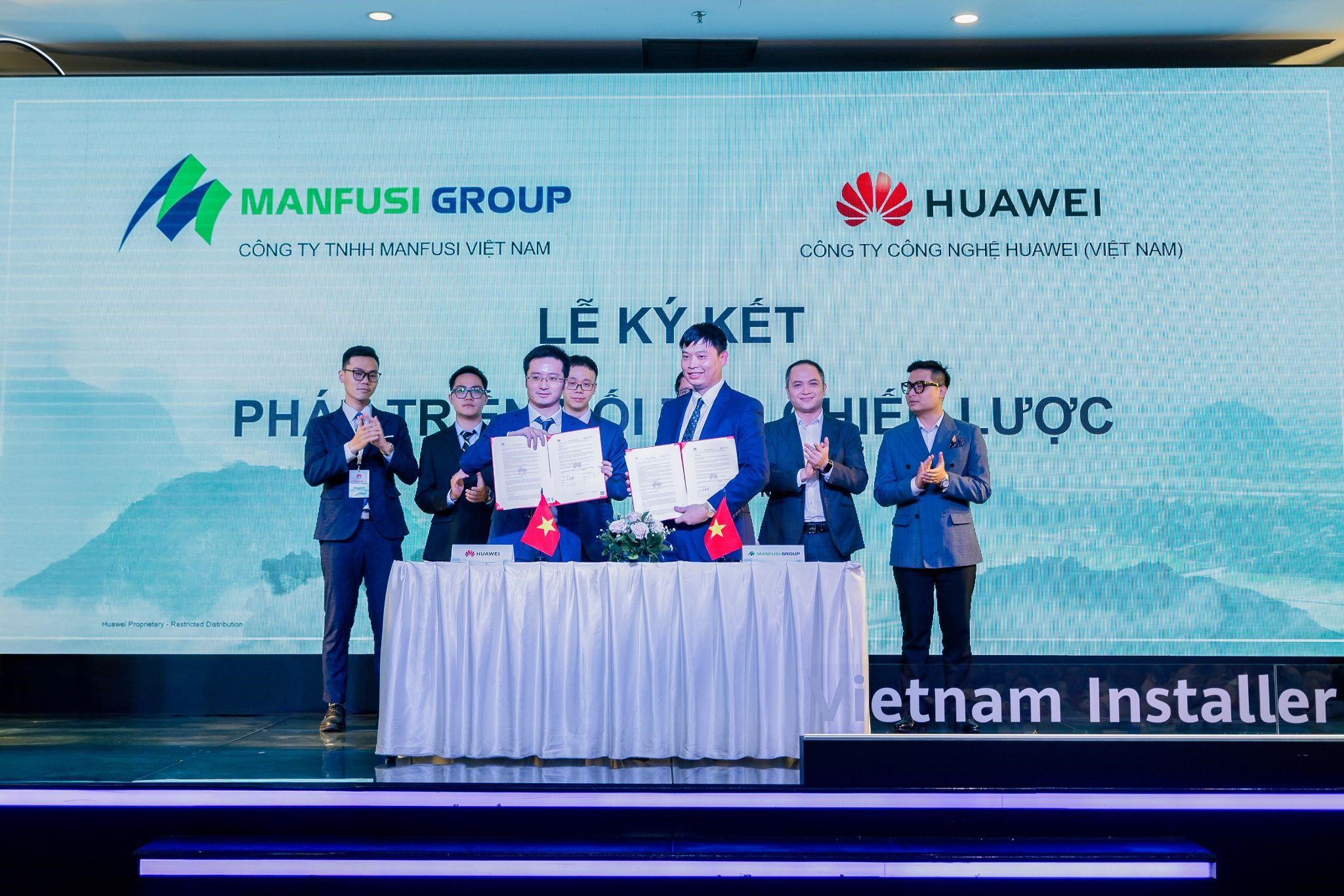 Manfusi Solar ký kết chiến lược với Huawei tại 