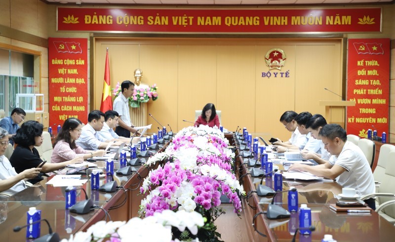 Bộ Y tế họp đánh giá tiến độ triển khai Pg88vn.top độc quyền mỗi ngày cơ sở 2 của bệnh viện Việt Đức, Bạch Mai. Ảnh: MOH.&nbsp;
