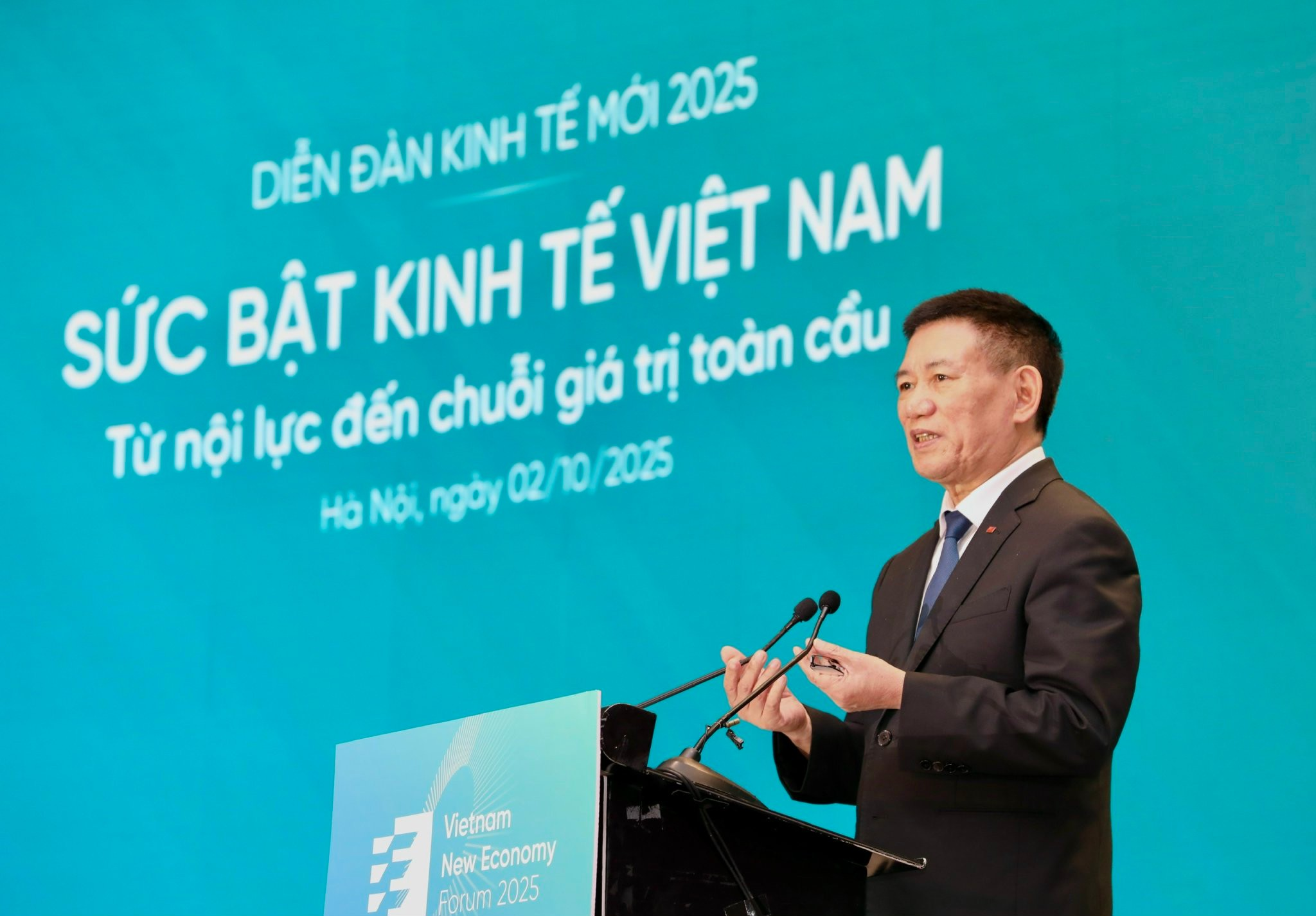 Phó Thủ tướng Chính phủ Hồ Đức Phớc phát biểu tại Diễn đàn PG88 ⭐ Link trang chủ số 1 nhà cái PG88 com casino slot mới Việt Nam 2025. Ảnh: Việt Dũng.
