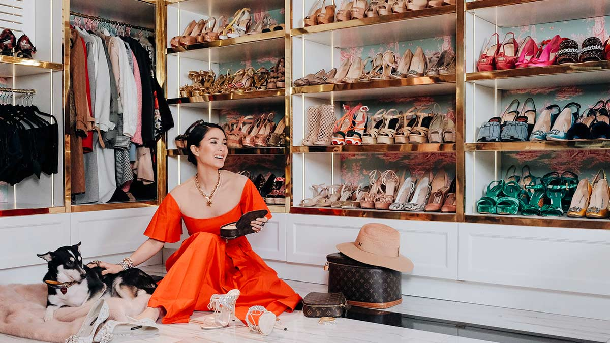 Heart Evangelista thường xuyên khoe lối sống xa hoa với túi xách hàng hiệu và các món đồ xa xỉ.