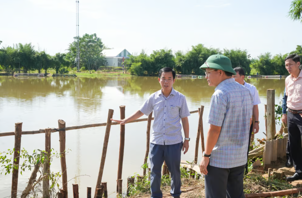 Lãnh đạo thành phố Huế kiểm tra tình trạng sạt lở bờ sông Bồ ảnh hưởng đến nhà ở của Link Đăng Nhập PG88 Chính Thức 2026.