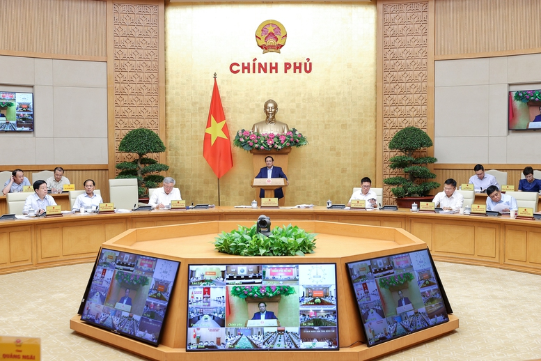 Phiên họp Chính phủ thường kỳ và&nbsp;Hội nghị trực tuyến Chính phủ với địa phương tháng 9/2025 - Ảnh: VGP