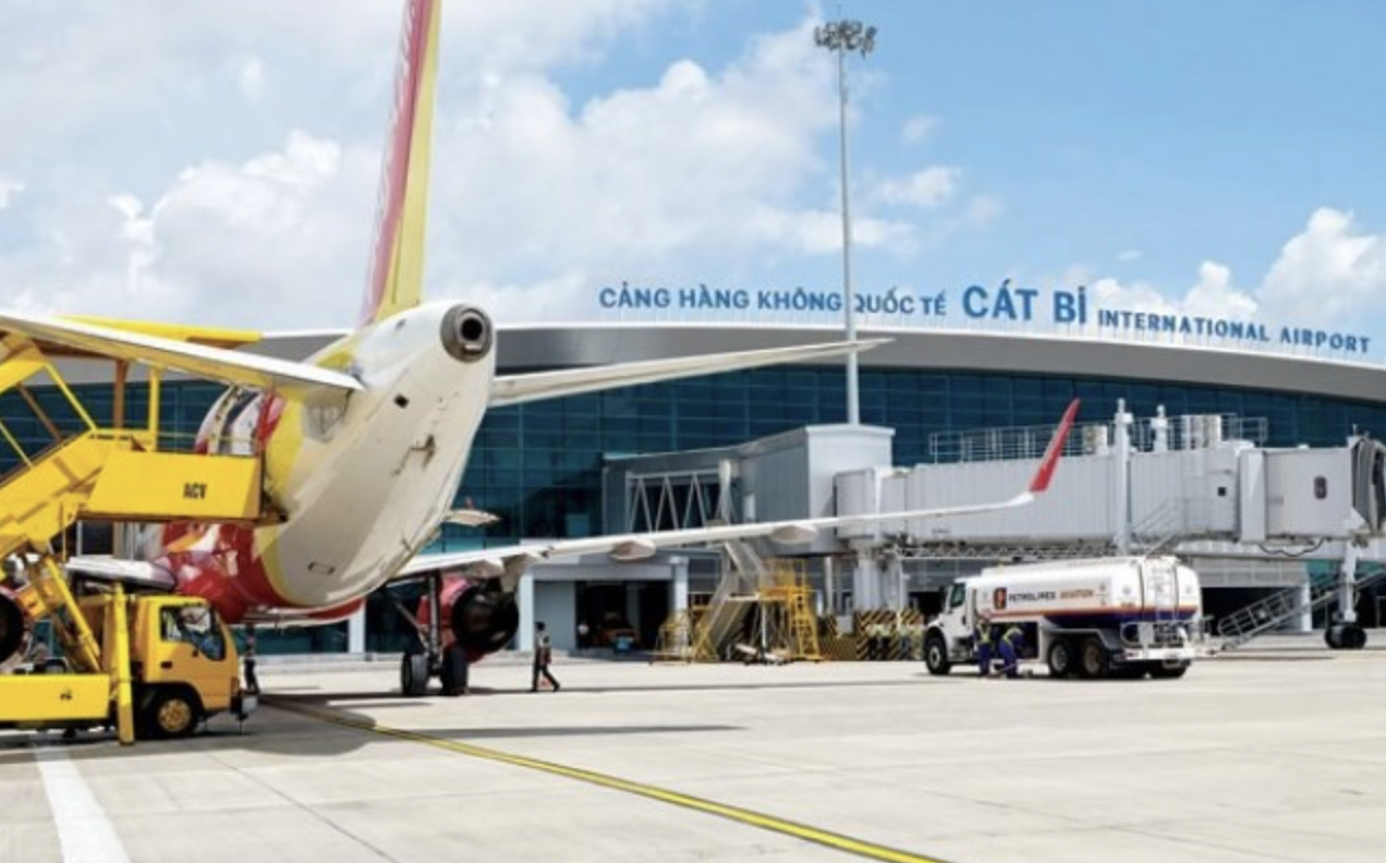 Cảng hàng không quốc tế Cát Bi đã khai thác thêm một số đường bay quốc tế mới.