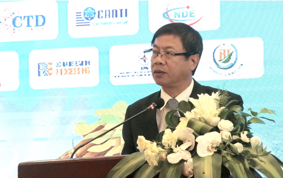 Thứ trưởng Bộ Khoa học và Công nghệ Lê Xuân Định phát biểu khai mạc Hội nghị.