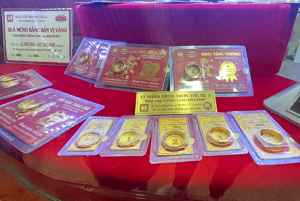 Giá bán vàng nhẫn 