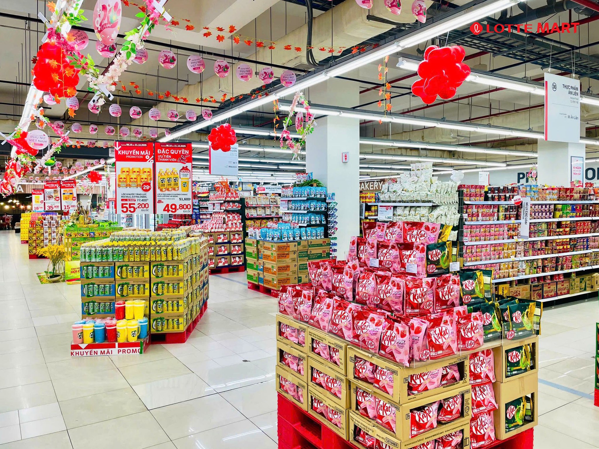 Các hệ thống siêu thị chúc mừng ngày phụ nữ Việt Nam 20/10 với nhiều ưu đãi,&nbsp;giảm giá.