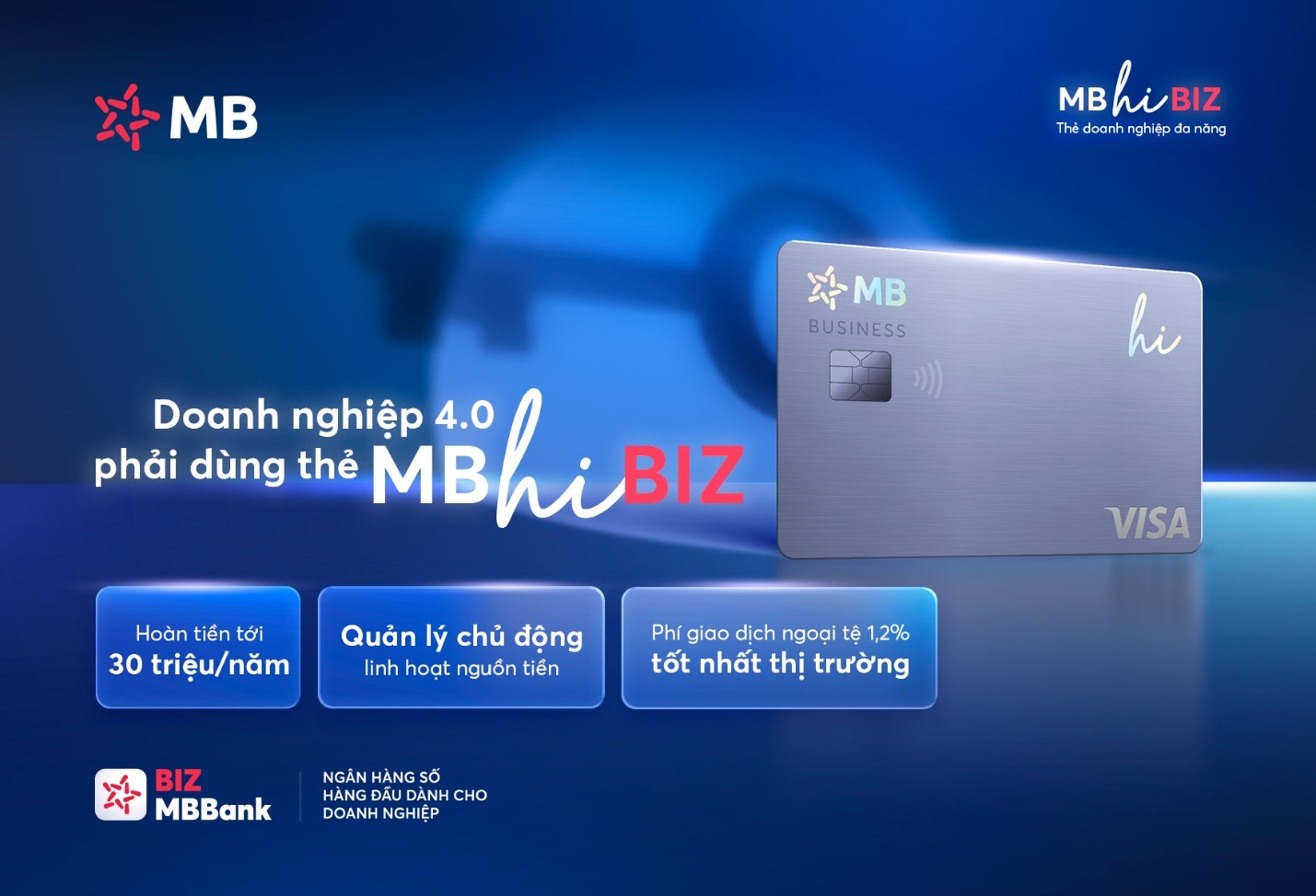 Thẻ MB Hi BIZ cho phép chủ thẻ PG88 Link Dễ Nhớ Pg88.com linh hoạt nguồn tiền giữa tài khoản PG88 Link Dễ Nhớ Pg88.com và hạn mức tín dụng.