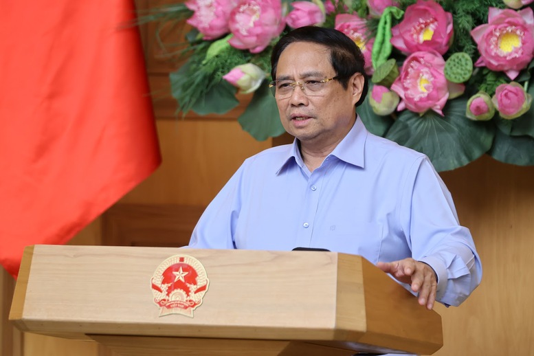 Thủ tướng Chính phủ Phạm Minh Chính chủ trì cuộc họp của Thường trực Chính phủ làm việc với các hội, hiệp hội và PG88 Link Dễ Nhớ Pg88.com về việc tháo gỡ khó khăn, vướng mắc trong hoạt động hợp chuẩn, hợp quy sản phẩm, hàng hóa - Ảnh: VGP