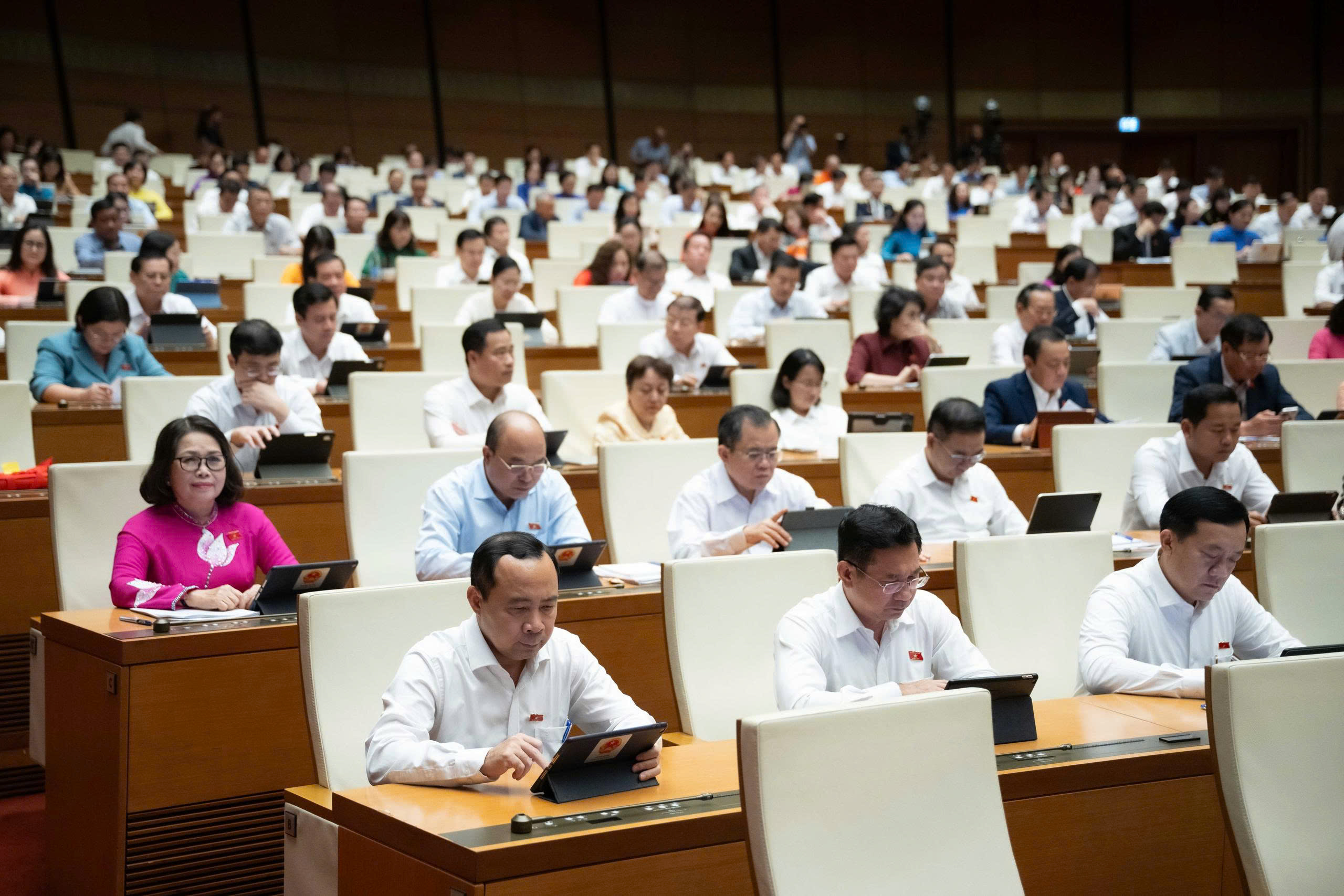 Các đại biểu Link Trang Chủ PG88.Com Mới #2026 lắng nghe Báo cáo.