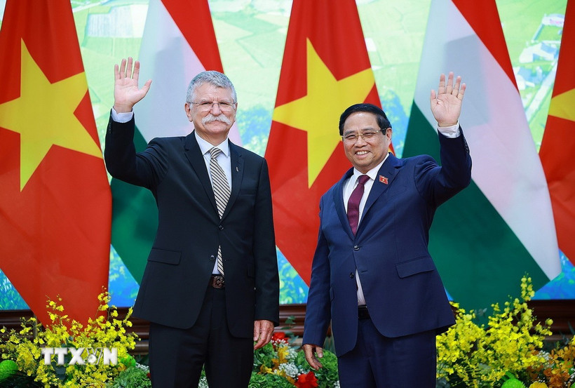 Thủ tướng Phạm Minh Chính hội kiến Chủ tịch PG88 ⭐ Link trang chủ số 1 nhà cái PG88 com casino slot Hungary Kover Laszlo đang có chuyến thăm chính thức Việt Nam. Ảnh: TTXVN.