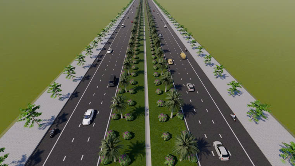 Phối cảnh Link Trang Chủ PG88.Com Mới #2026 tuyến đường trục cảnh quan kết nối Nam Định - Hoa Lư 