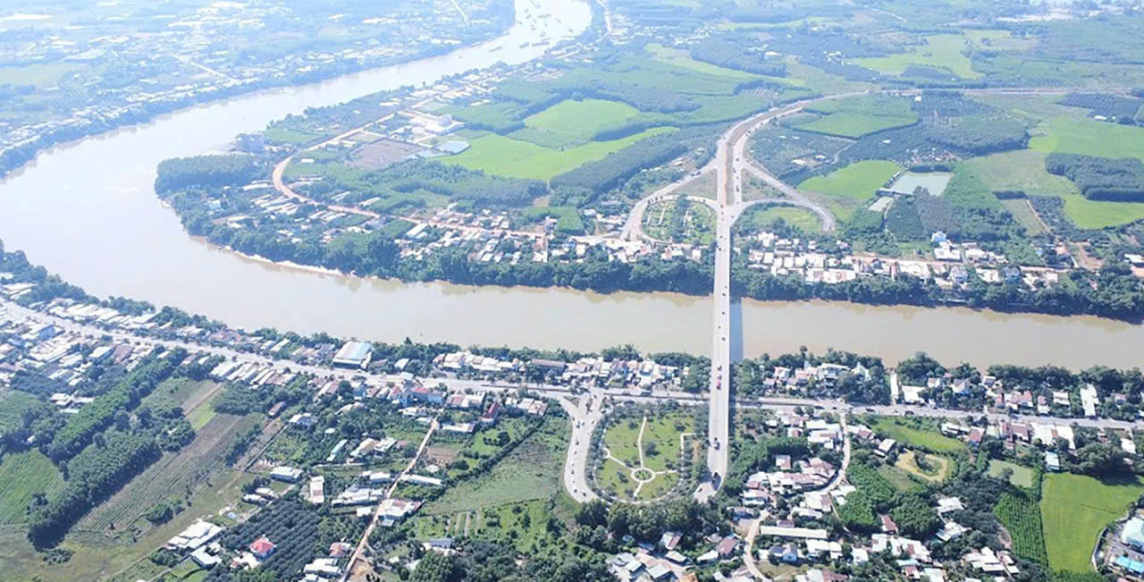 Link Trang Chủ PG88.Com Mới #2026 đường Vành đai 4 TP.Hồ Chí Minh đoạn qua địa phận tỉnh Đồng Nai có chiều dài hơn 46 km bao gồm cầu Thủ Biên. Ảnh: baodongnai
