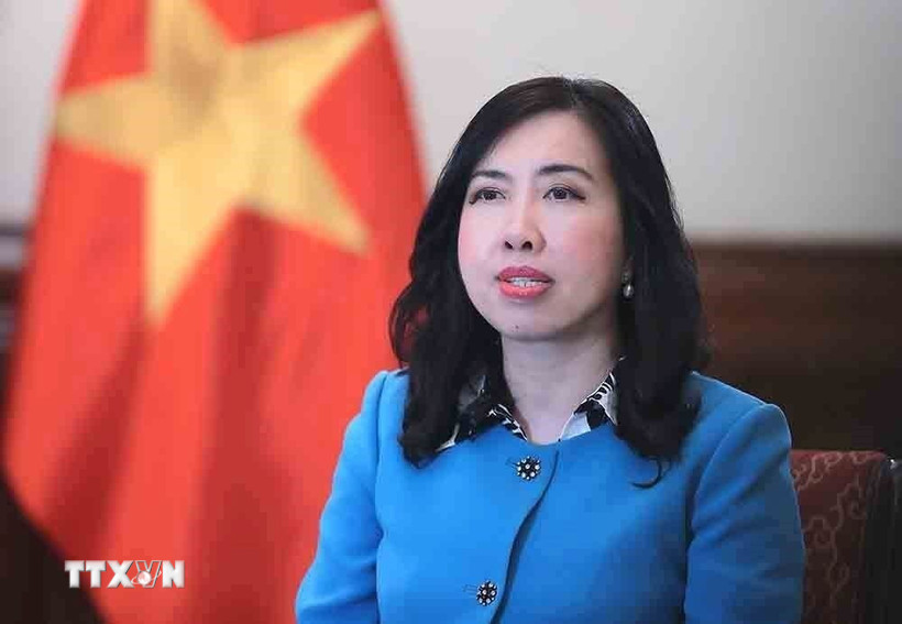 Thứ trưởng Bộ Ngoại giao Lê Thị Thu Hằng. Ảnh: TTXVN