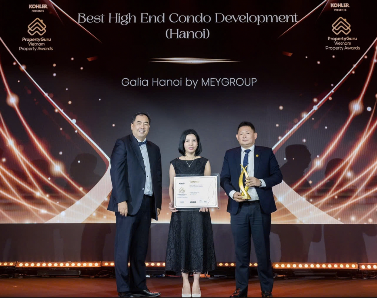 Tân Á Đại Thành nhận giải thưởng Best High-end Condo Development (Hanoi) tại&nbsp;PropertyGuru 2025.&nbsp;