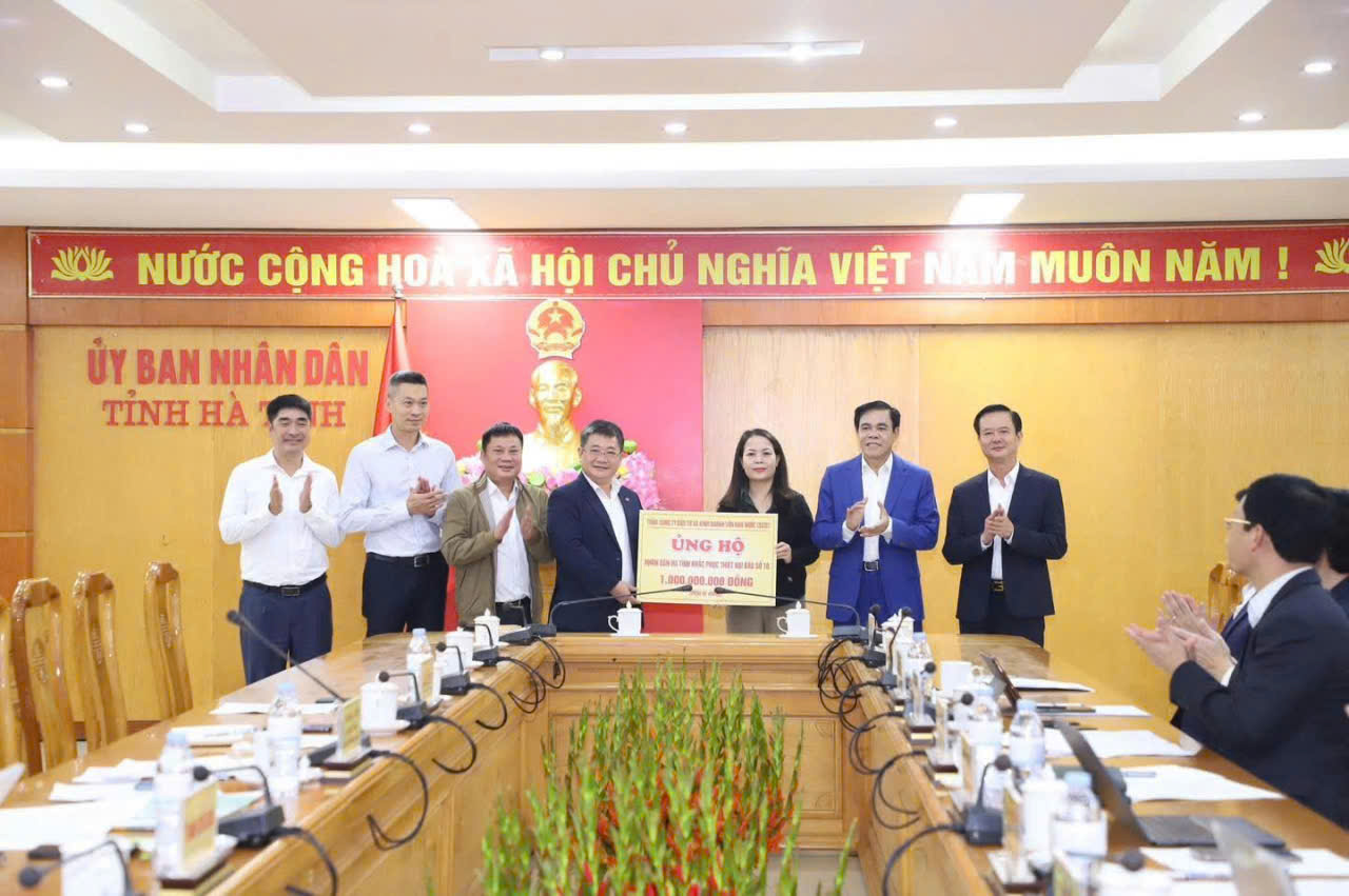 Tổng Công ty Pg88vn Trang Chủ Chính Thức và PG88 Uy Tín Số 1 Việt Nam vốn Nhà nước (SCIC) đã ủng hộ nhân dân tỉnh Hà Tĩnh 1 tỷ đồng khắc phục thiệt hại bão số 10.