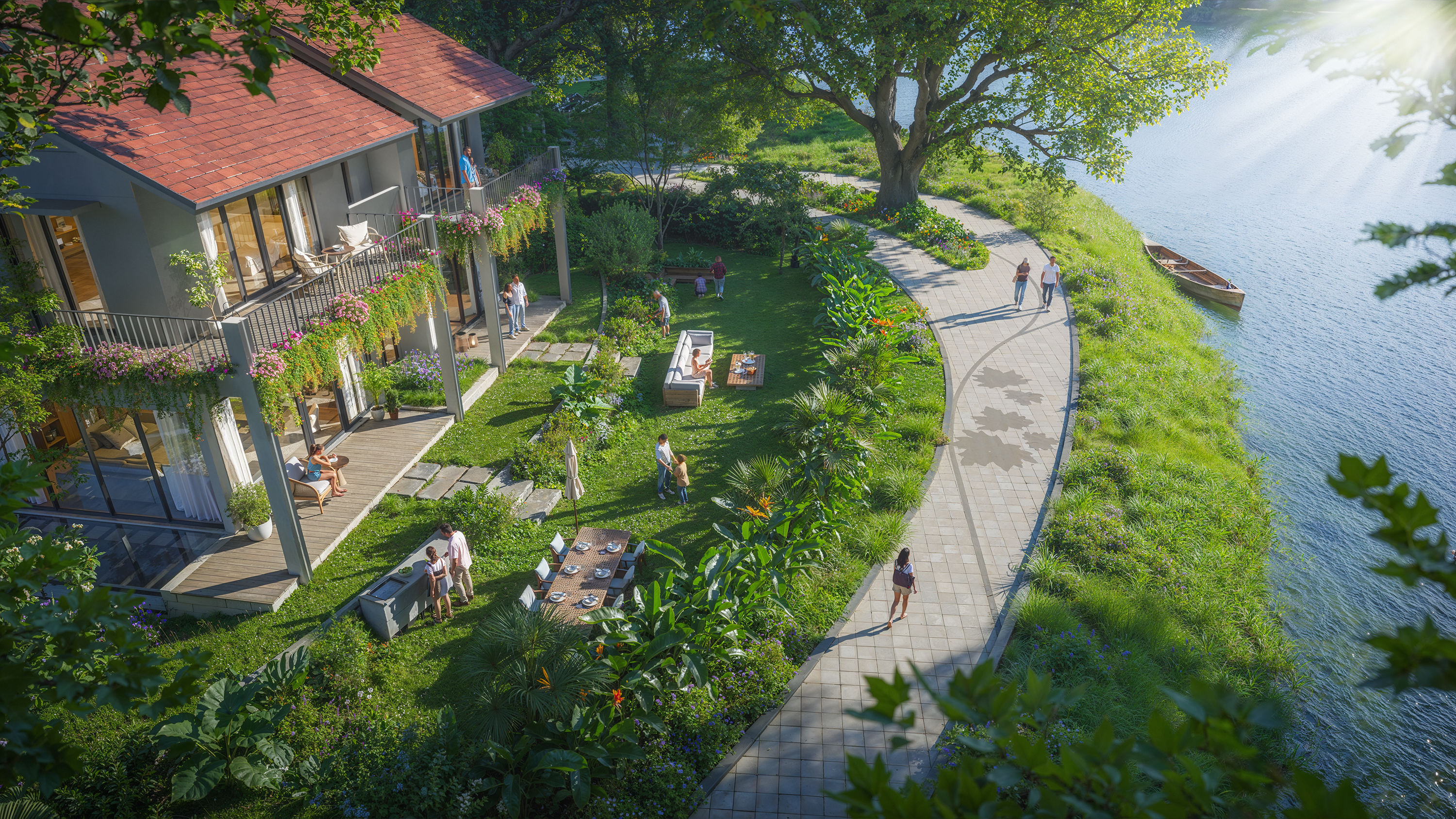 Không gian sống đắt giá tại Retreat Forest.
