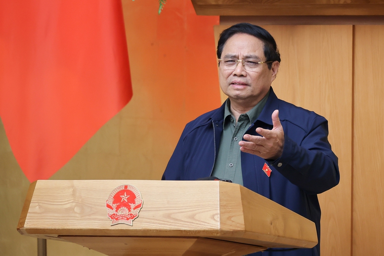 Thủ tướng: Đến cuối năm 2025 phải cơ bản giải quyết xong các vướng mắc trong vận hành chính quyền địa phương 2 cấp - Ảnh: VGP