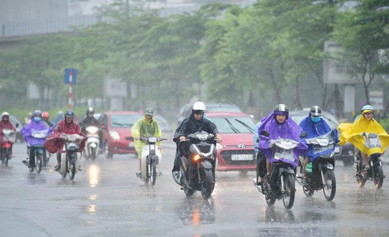 Dự báo mưa lớn ở khu vực từ Hà Tĩnh đến TP. Đà Nẵng.