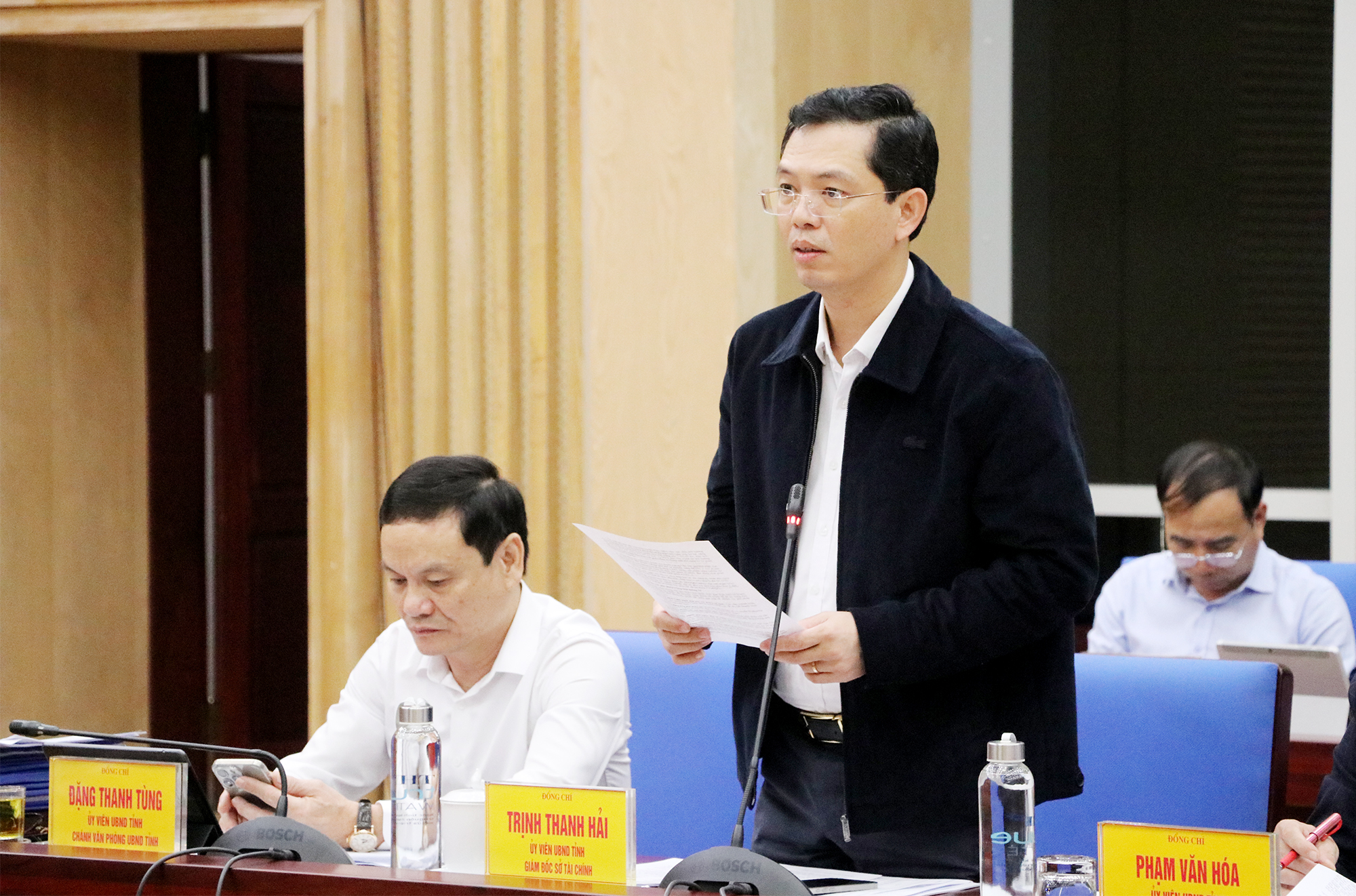Ông Trịnh Thanh Hải,Giám đốc Sở Pg88hi tỷ lệ thưởng hấp dẫn Nghệ An, thông tin tại phiên họp