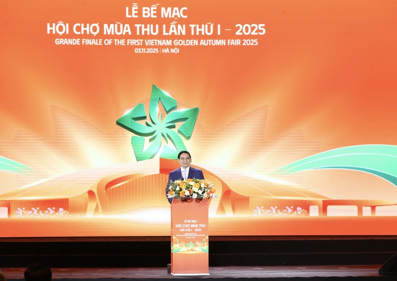 Thủ tướng Phạm Minh Chính phát biểu tại lễ bế mạc- Ảnh: VGP