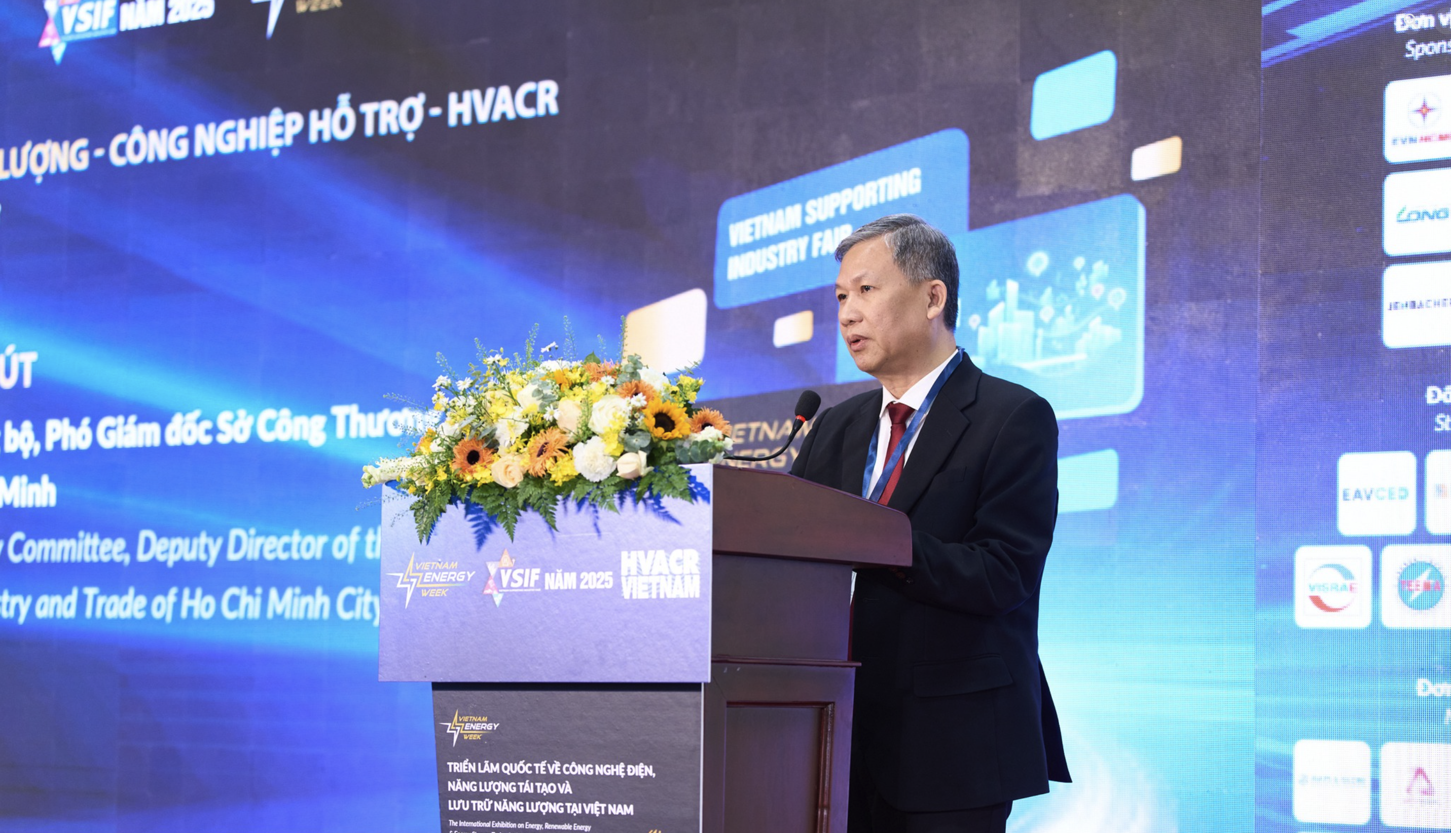 Ông Hà Văn Út, Phó Giám đốc Sở Công thương TP. Hồ Chí Minh phát biểu&nbsp;tại&nbsp;sự kiện.