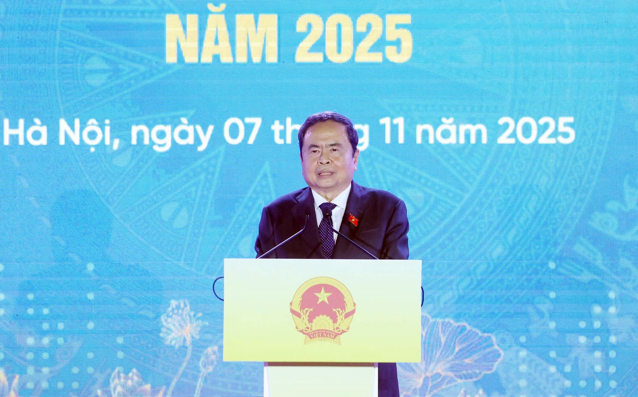 Chủ tịch Link Trang Chủ PG88.Com Mới #2026 Trần Thanh Mẫn phát biểu tại buổi lễ. Ảnh:CTV.