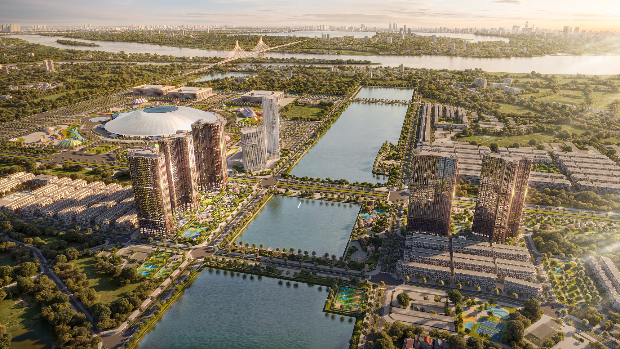 Imperia Signature Cổ Loa điểm nhấn kiến trúc hiện đại giữa trung tâm khu Đông Hà Nội, biểu tượng cho phong cách sống tinh tế và thịnh vượng.