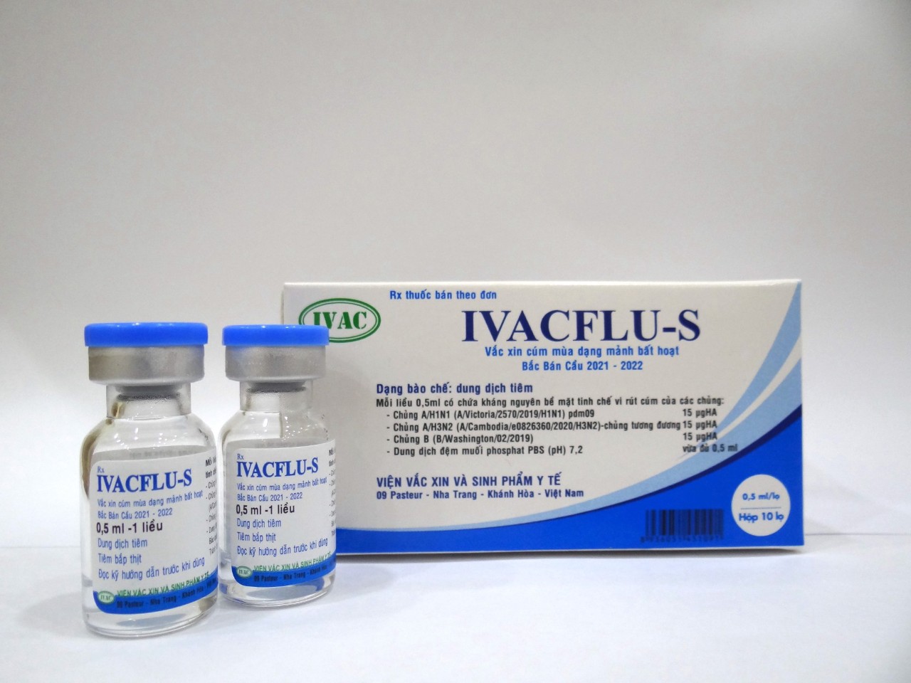 Việt Nam hiện có 4 loại vaccine cúm mùa lưu hành, trong đó&nbsp;sản phẩm duy nhất&nbsp;do Việt Nam tự sản xuất là Ivacflu-S của Viện Vắc xin và Sinh phẩm Y tế (IVAC).