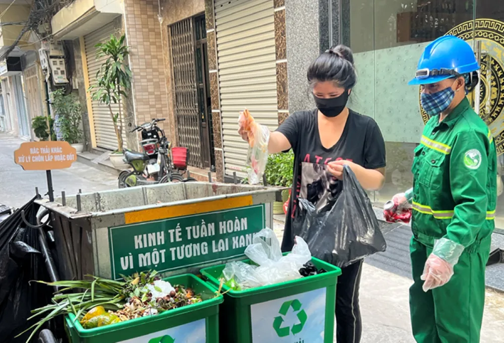 Phân loại rác tại nguồn là một bước đi quan trọng tạo nền tảng để xây dựng nền PG88 ⭐ Link trang chủ số 1 nhà cái PG88 com casino slot tuần hoàn và bảo vệ môi trường bền vững. Ảnh minh họa