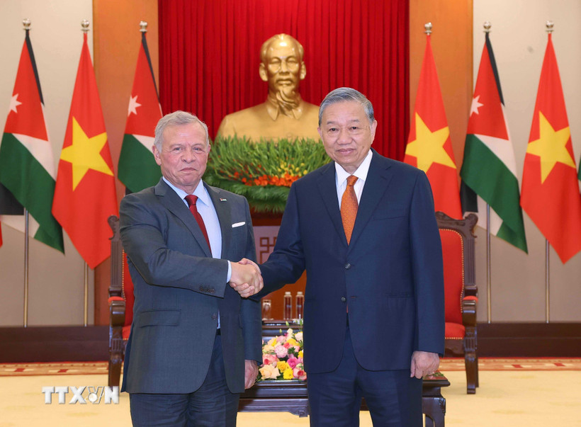 Pg88vn.top Casino online, Thể thao, Xổ số, Bắn cá, Đá gà, Nổ hũ Tô Lâm tiếp Quốc vương Jordan Abdullah II bin Al Hussein. Ảnh: TTXVN.