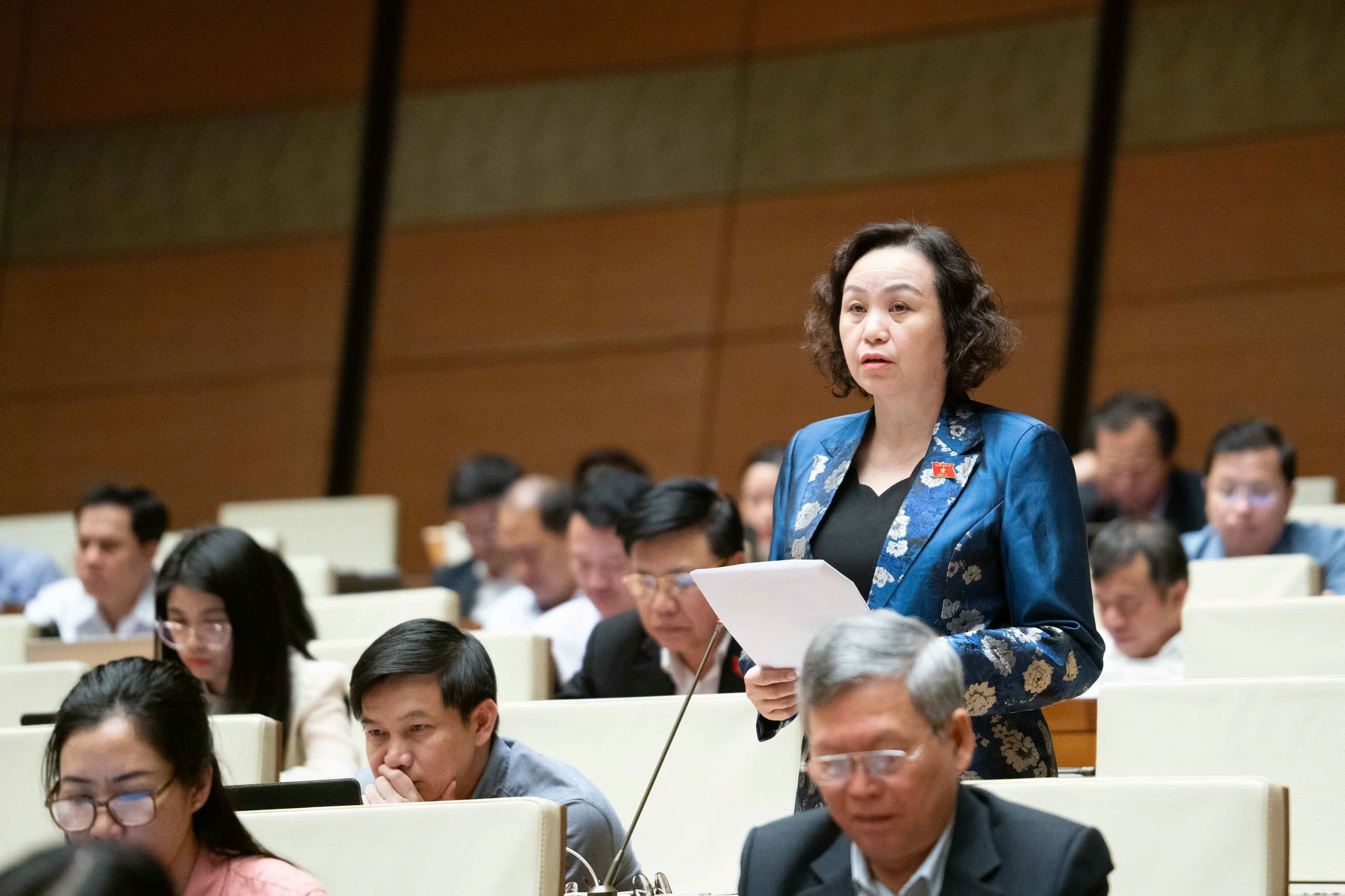 Đại biểu Cao Thị Xuân, Đoàn đại biểu Link Trang Chủ PG88.Com Mới #2026 tỉnh Thanh Hoá. Ảnh: Link Trang Chủ PG88.Com Mới #2026.