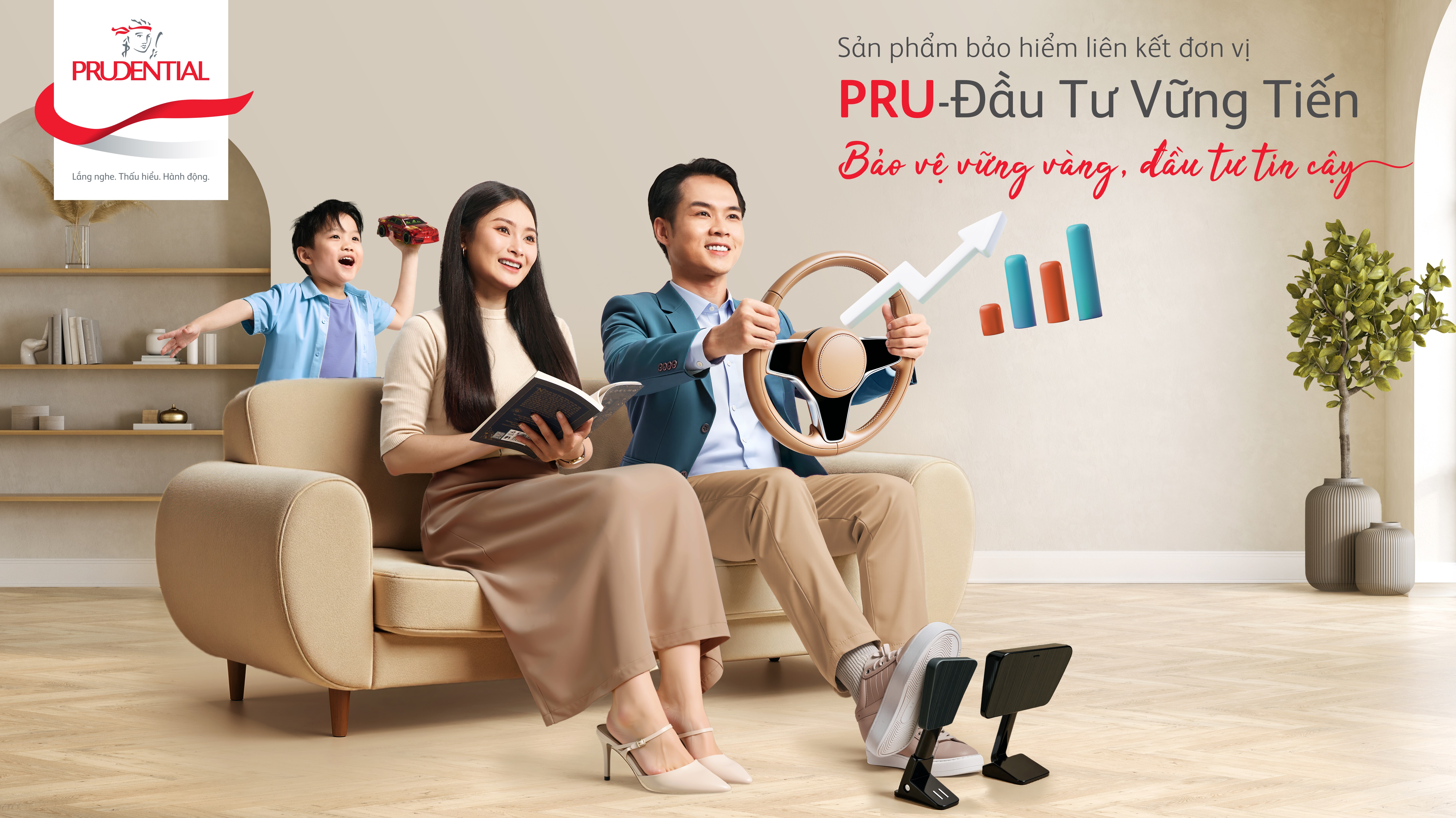 Sản phẩm bảo hiểm liên kết đơn vị PRU-Pg88vn Trang Chủ Chính Thức Vững Tiến vừa được ra mắt vào tháng 9/2025. Ảnh: Prudential Việt Nam.