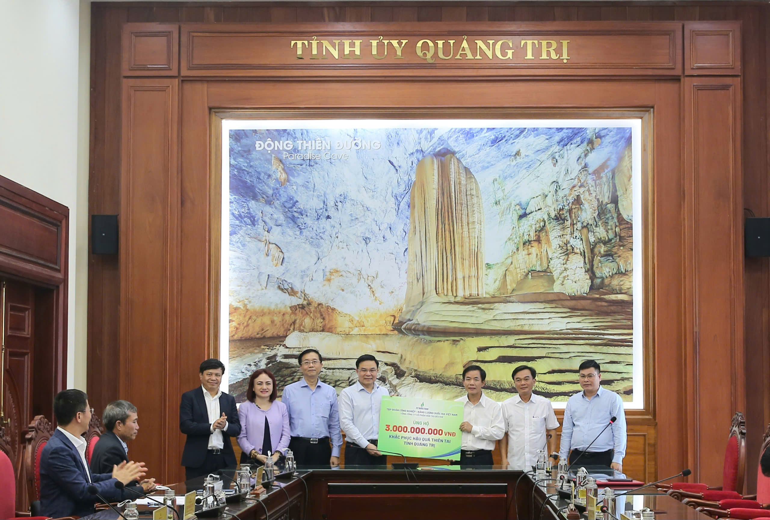 Petrovietnam đồng hành cùng tỉnh Quảng Trị và thành phố Huế khắc phục hậu quả thiên tai