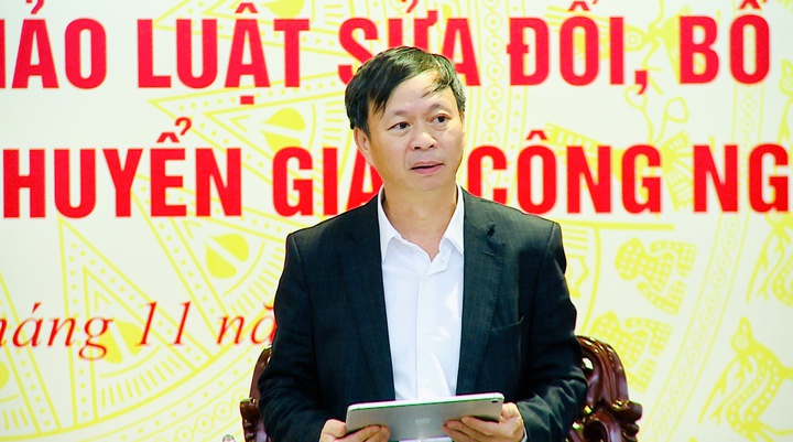 Thứ trưởng Bộ Khoa học và Công nghệ Hoàng Minh.&nbsp;