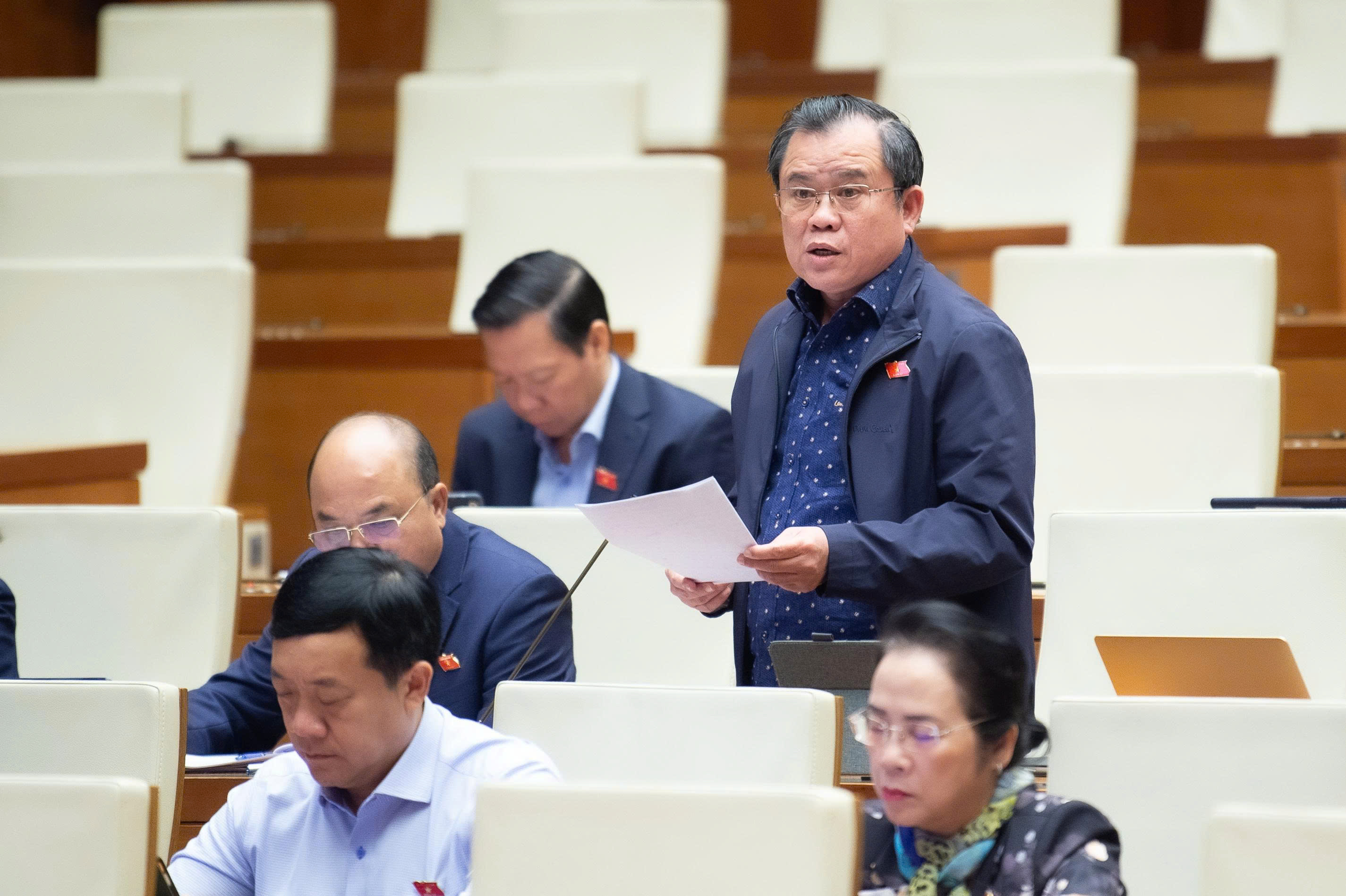 Đại biểu Nguyễn Tâm Hùng, Đoàn Đại biểu Link Trang Chủ PG88.Com Mới #2026 Thành phố Hồ Chí Minh, phát biểu.&nbsp;