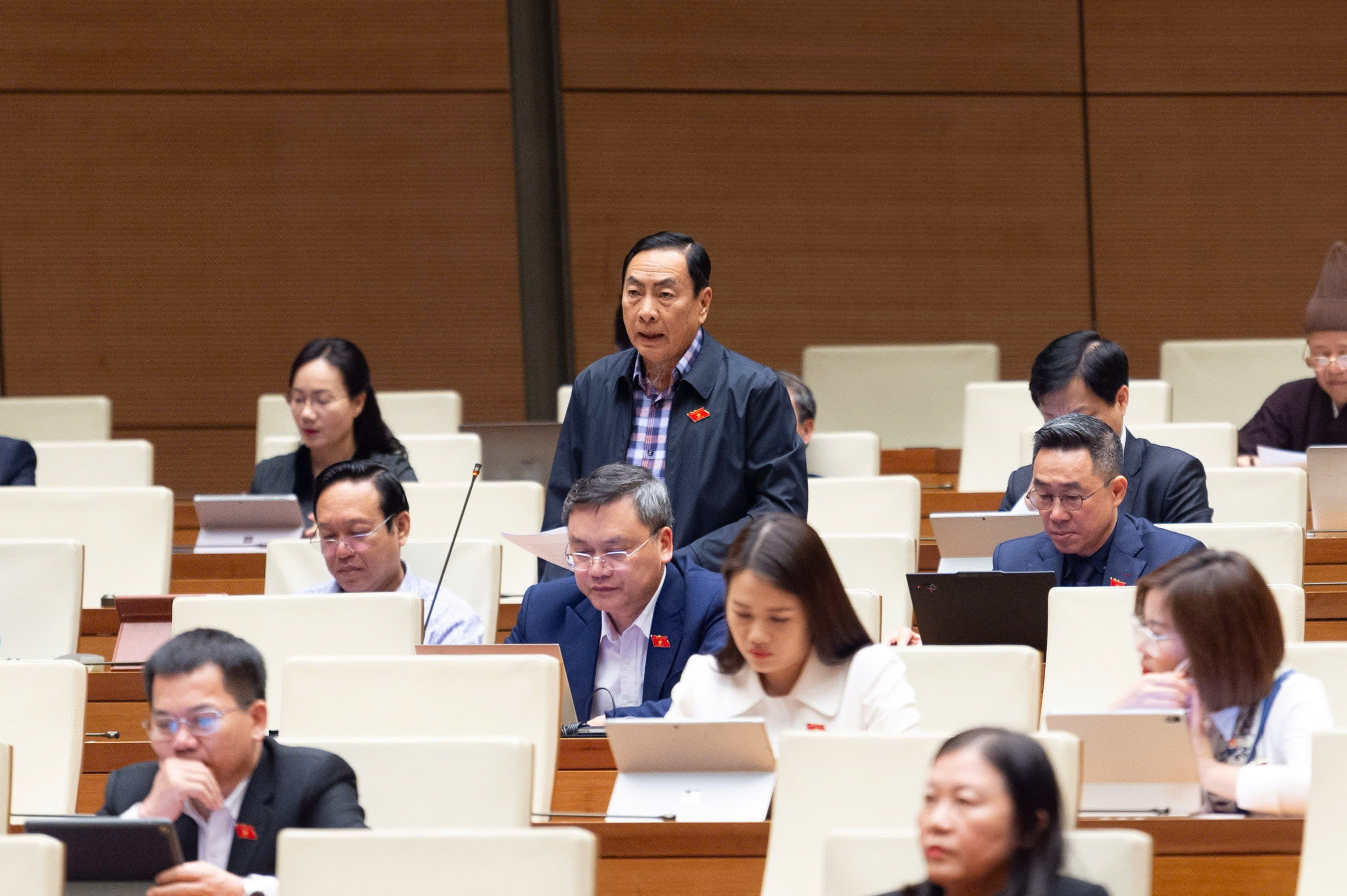 Đại biểu Phạm Văn Hòa, đoàn đại biểu Link Trang Chủ PG88.Com Mới #2026 tỉnh Đồng Tháp.&nbsp;Ảnh: Link Trang Chủ PG88.Com Mới #2026.