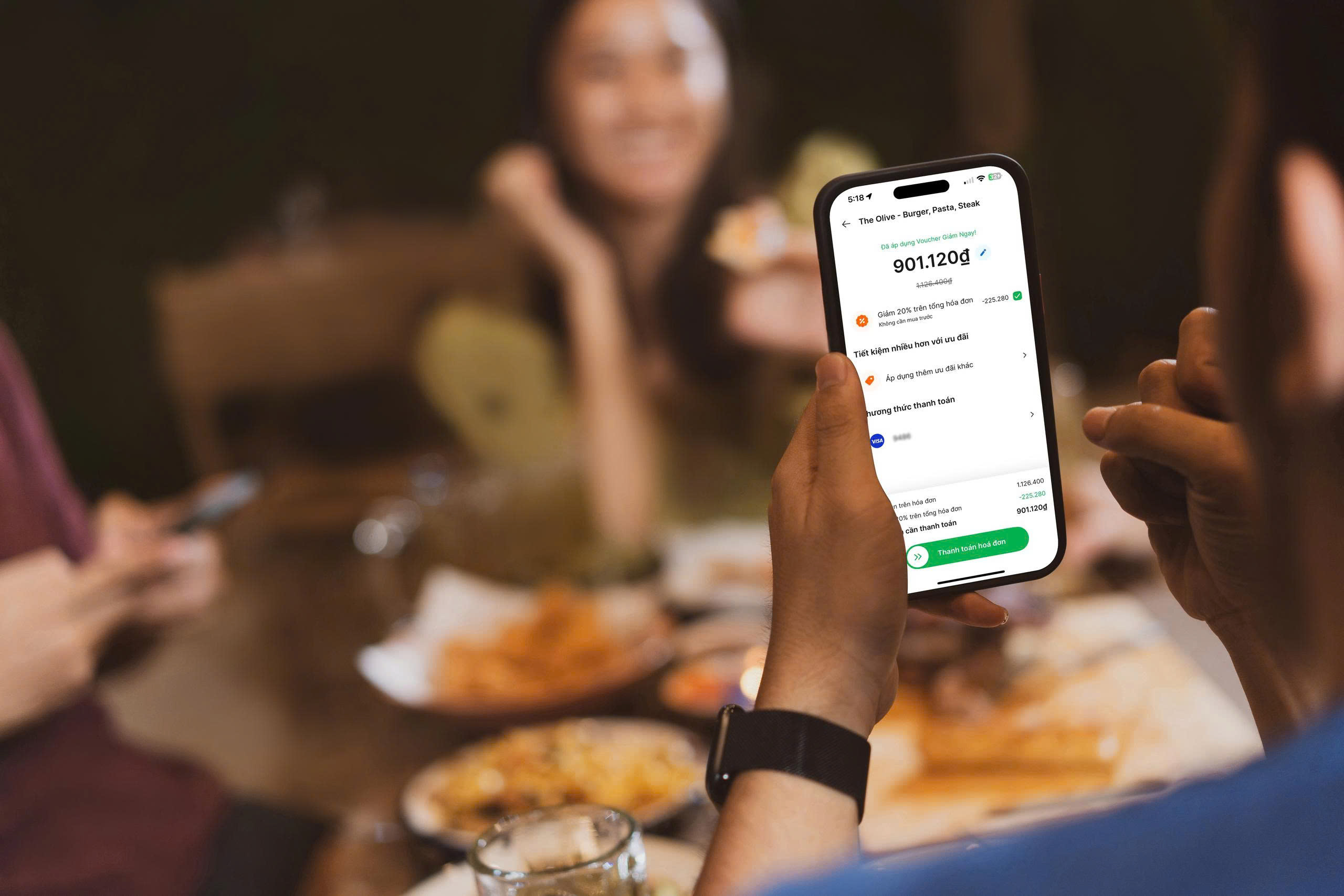 Grab chính thức giới thiệu dịch vụ Đi ăn nhà hàng