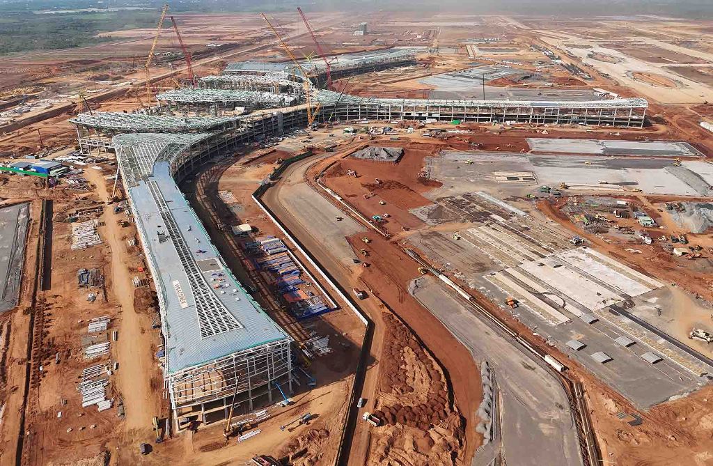 Việc tận dụng lợi thế “tam giác kết nối” gồm đường bộ - cảng biển - sân bay Long Thành có thể biến Đồng Nai thành trung tâm trung chuyển hàng hóa lớn của vùng. Ảnh: CAA
