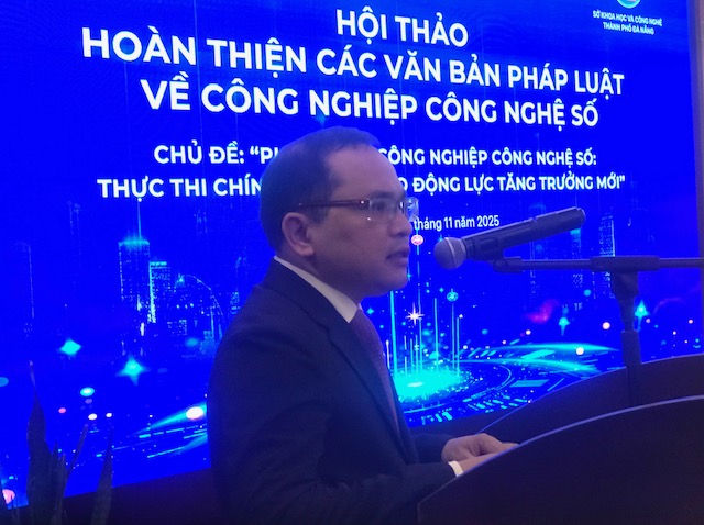 Ông Trần Anh Tú, Phó cục trưởng Cục PG88 Trang chủ nhà cái top 1 Link Đăng Nhập PG88 Chính Thức 2026; thông tin (Bộ KH&CN) phát biểu tại Hội thảo. Ảnh Ngô Anh Văn