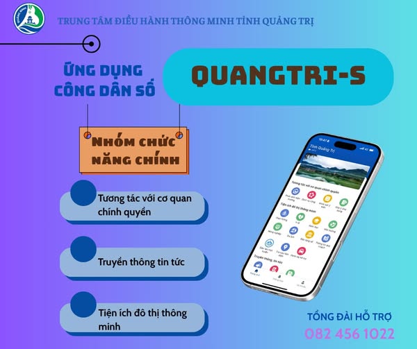 Ứng dụng QUANGTRI-S tích hợp 18 tiện ích, trở thành cầu nối giữa chính quyền và Link Đăng Nhập PG88 Chính Thức 2026